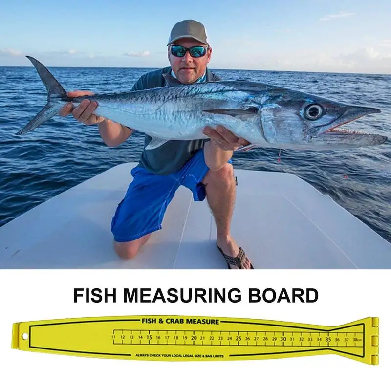 Folding Fishing Ruler Crab & Fish Measure Device Fish Measuring Ruler Crab & Measure Device Fishing Accessories For Boat Ka