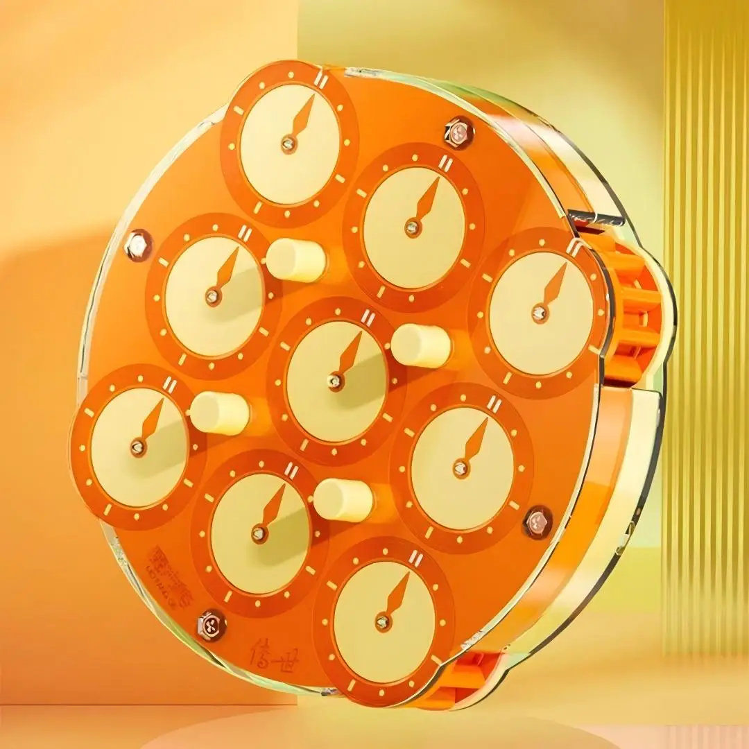 QiYi MAGIC CLOCK 4x4 글로벌 리미트 3000 레이싱 풀 마그네틱 전문가용 경쟁 퍼즐 장난감
