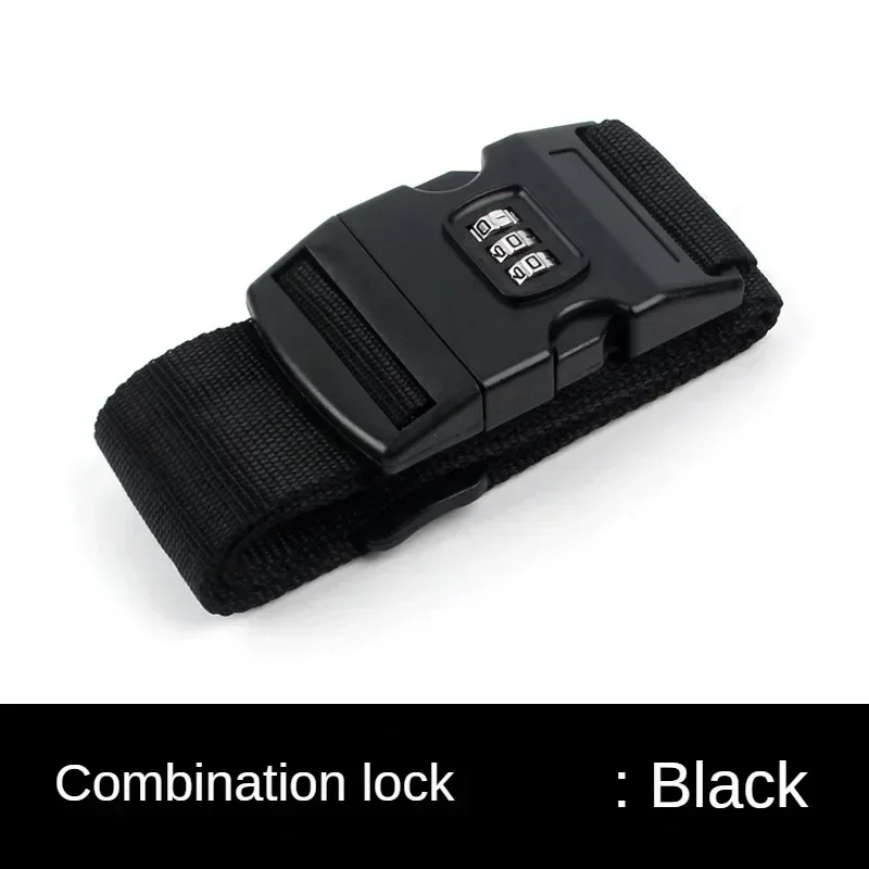 Anti-theft Travel Luggage Strap Accessories Adjustable Password Lock Packing Belt Baggage Secure Lock Luggage Bundling Suitcase