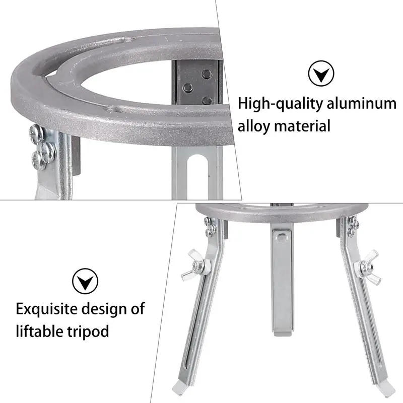 Tripod Stand Burner Lamp Laboratory Bunsen Experiment Lab Heating Holder Chemistry Supplies Adjustable Liftable Cauldron laboratory tripod