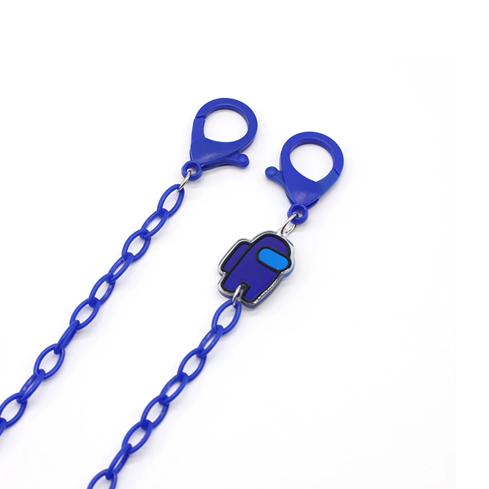 Face Mask Chain For Children Acrylic Fashion Sunglasses Lanyard Cartoon Spaceman Strap Trendy Eyeglass Holder Strap Hang on Neck