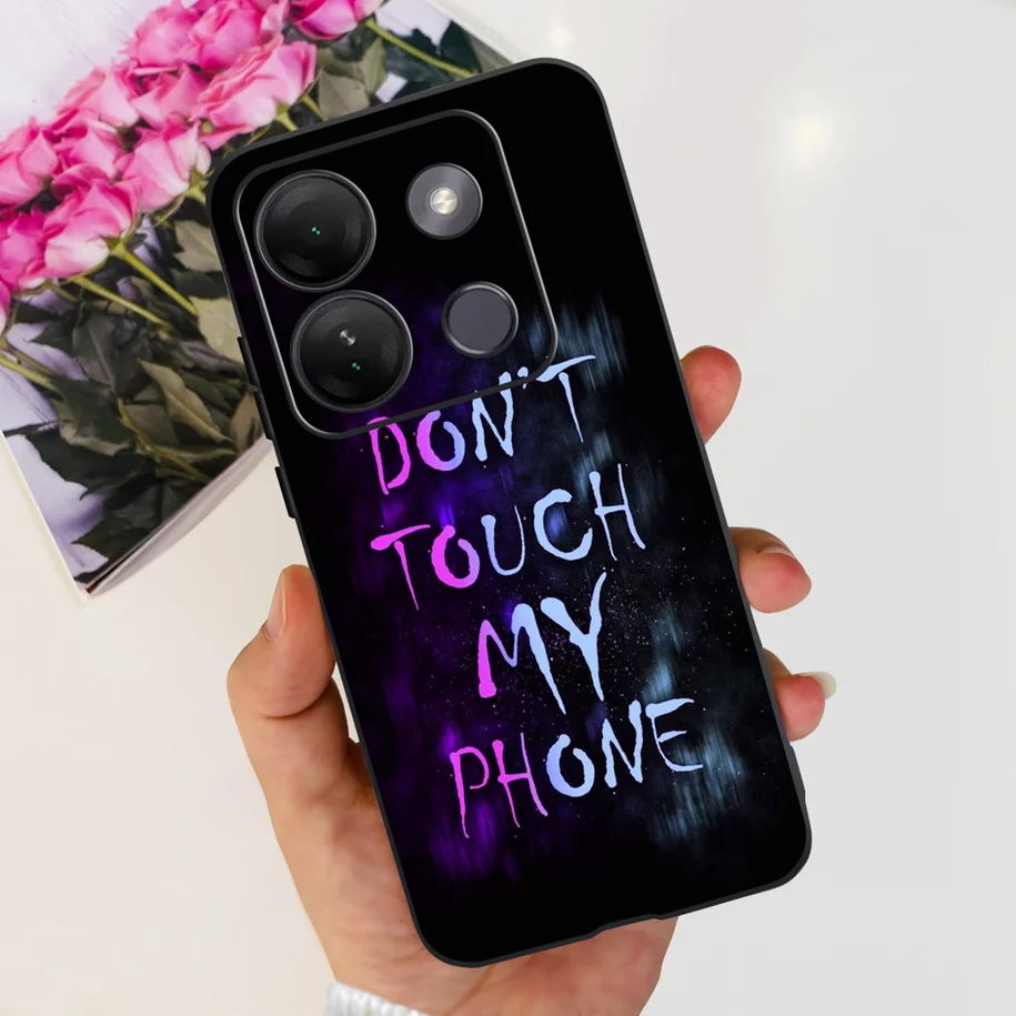 Luxury Marble Soft Silicone Back Cover Phone Case for Infinix Smart 7 Series