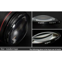 KnightX Macro close up 10+ Lens Filter For Canon eos Sony Nikon d600 200d accessories 60d 18-200 400d 49 52 55 58 62 67 72 77 mm - Image 3