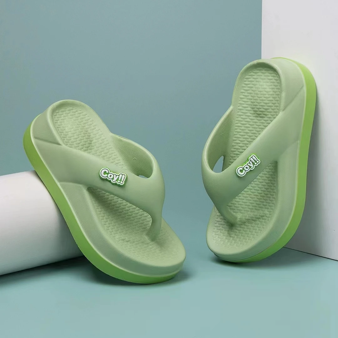 شباشب نسائية صيفية بارتفاع 3 سم صنادل صيفية غير قا...