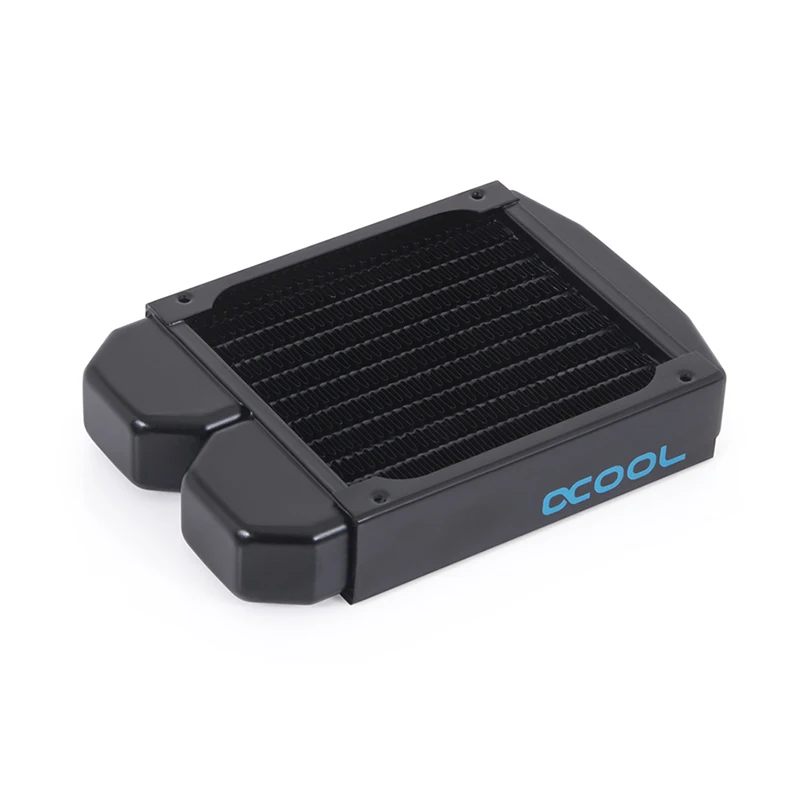 Alphecool-full Copper Radiator For Computer Liquid Loop Build Water Cooling System Nexxos St25 92 mm 132x92x25 mm - Imagem 5