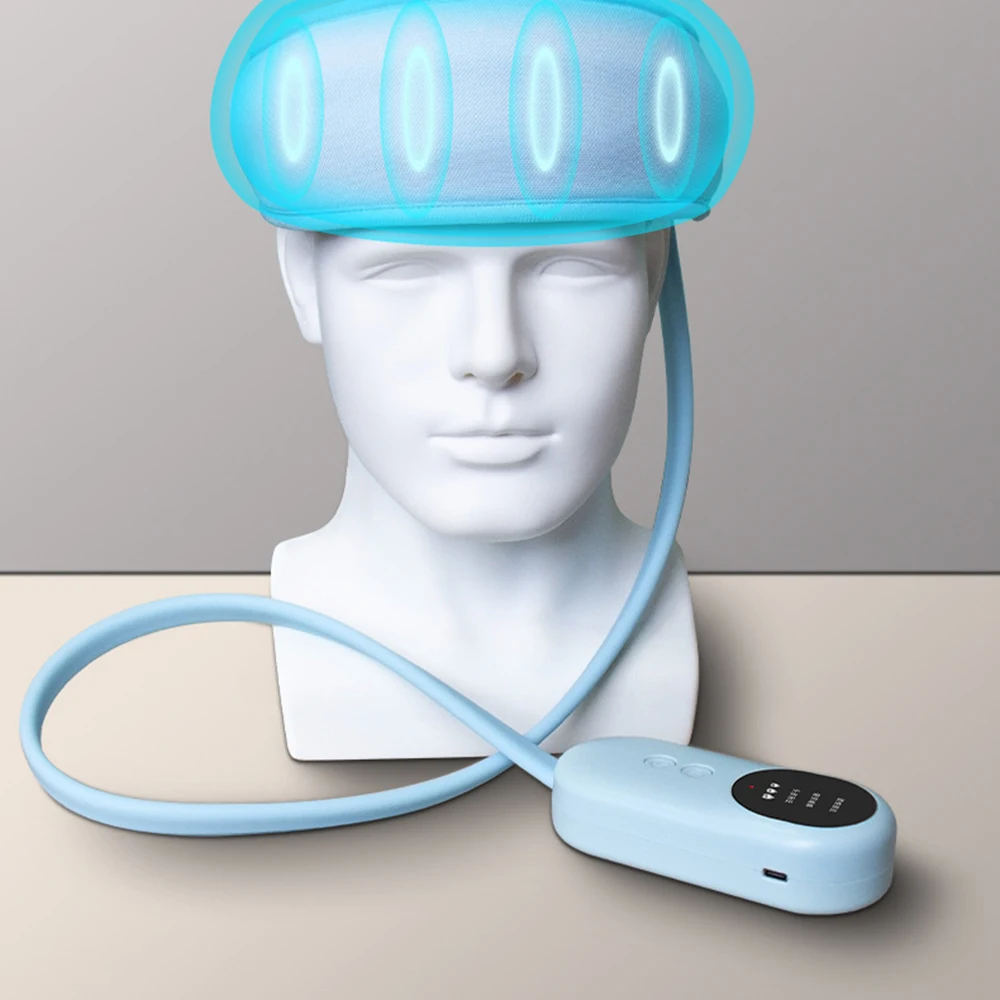 

Head Massager For Relaxing The Scalp Electric Kneading Of Temples Hot Compress Of Meridians And Head Therapy Instrument