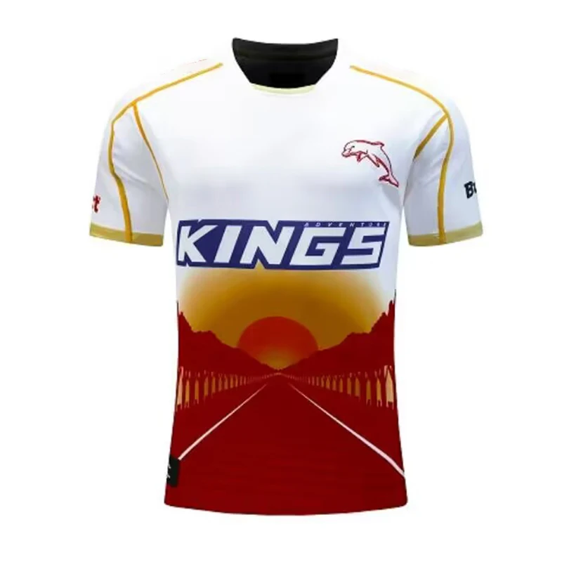 thumbnail image 1 of Camiseta Anzak de los Dolphins 2024 para hombre Camiseta de entrenamiento de rugby local de los Dolphins Camiseta de entrenamiento de alta calidad, 1 of 5