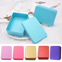 Gift Box Square Storage Box Candy Pill Cases Tinplate Box Jewelry Box Tin Box Card Storage Box Multifunctional Durable Portable 2