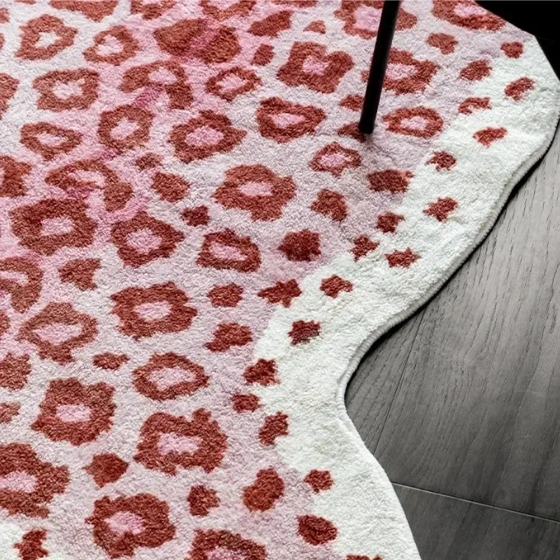 Carpet for Living Room Tiger Leopard Print Plush Bedroom Bedside Mats Home Decoration Cartoon Fluffy Rugs Ковер Tapis Tapete 러그