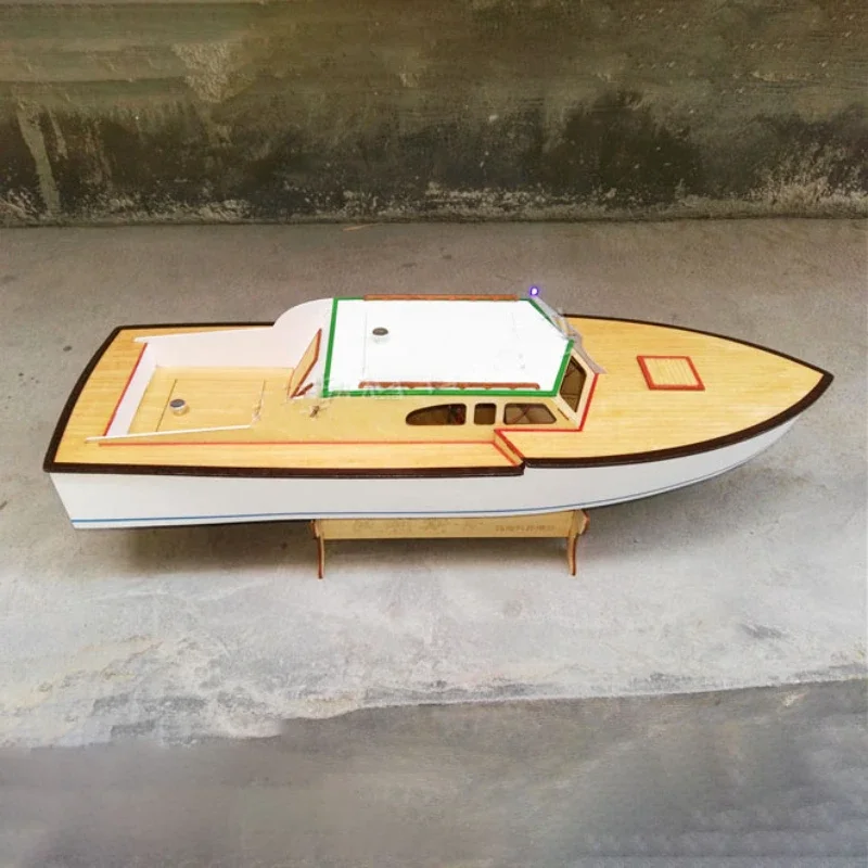 Wooden Yacht Wallis Model Boat DIY Handmade Assembly Ship Model Kit 3