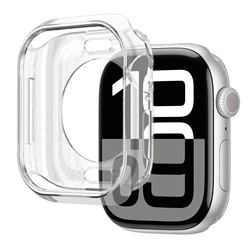 Hollow TPU Soft Protective Bumper Case for Apple Watch with No Screen Protector (Transparent)