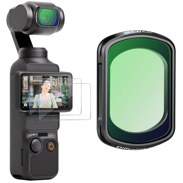 Lente Macro Magnetica Neewer 2X Per DJI Osmo Pocket 3 - Obiettivo Per Macrofotografia E Riprese Vlogging