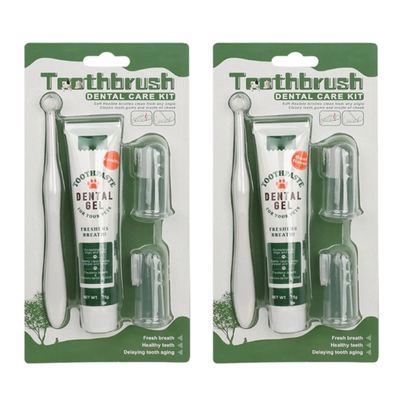 

Dogs Teeth Cleaning Pet Toothbrushs Dogs Toothpaste Dogs Toothbrushs