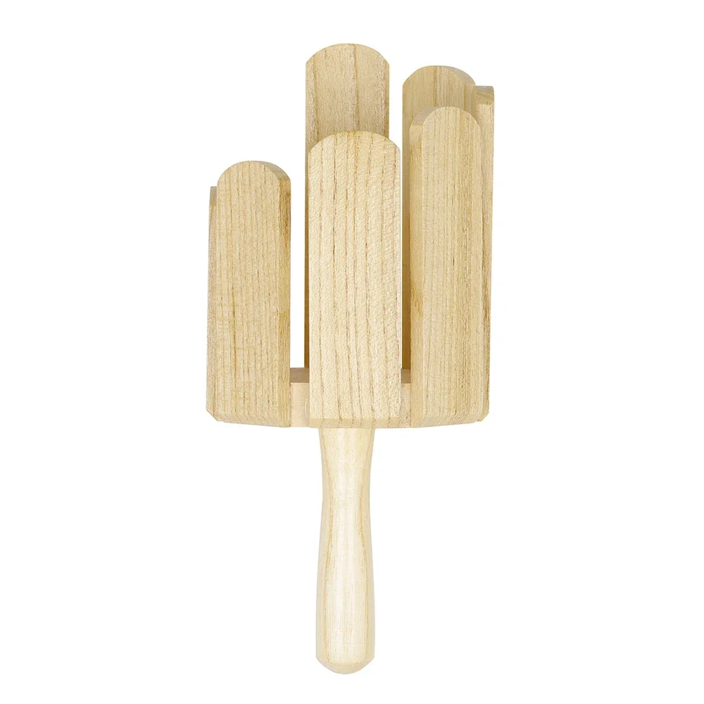 Orff Solid Wood Piece Octave with Striking Stick Percussion Wooden Eight-Tone Multi-Sound Tube for Early Education Children Gift