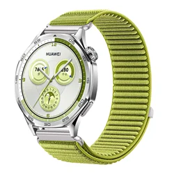 18mm Adjustable Universal Nylon Strap - Premium Replacement Bracelet Loop for Oneplus watch 3 43mm (Green)