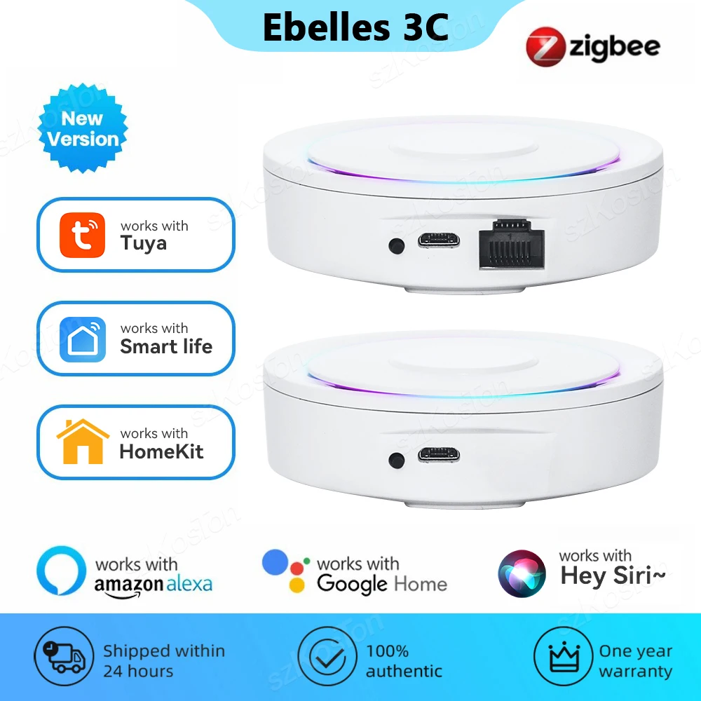 Homekit Tuya Zigbee Gateway Hub Wired Wireless Smart Home Automation Bridge Smart Life App Controllo Vocale Per Siri Alexa Google