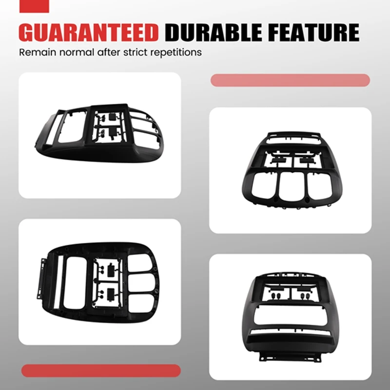 10.1 Car Radio Fascia Frame Adapter For Chrysler Grand Voyager Touring 2Din Dash Audio Fitting Panel Frame Kit
