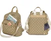 New High Quality Soft Leather Vintage Backpacks Women's Letter Printed Designer Shoulder Bags Large Capacity Travel Backpack 3