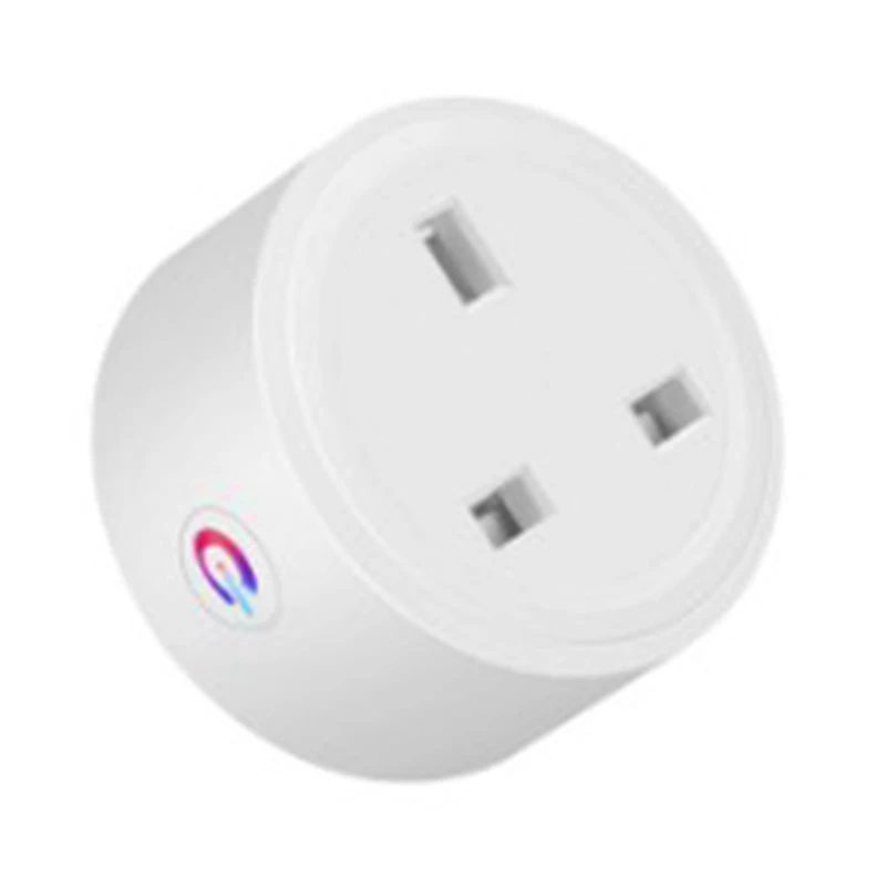 

Умная розетка Tuya пластиковая с поддержкой Wi-Fi, 3 контакта, 1 шт., 20 А