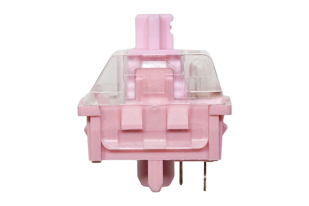 Ktt Rose Linear Switch para Teclado Mecânico Lubed Pink pc pa Pom 63g mx Fábrica - Imagem 4