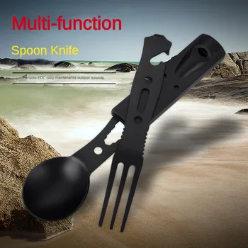 Multifunction Camping Knife & Tableware Set 1