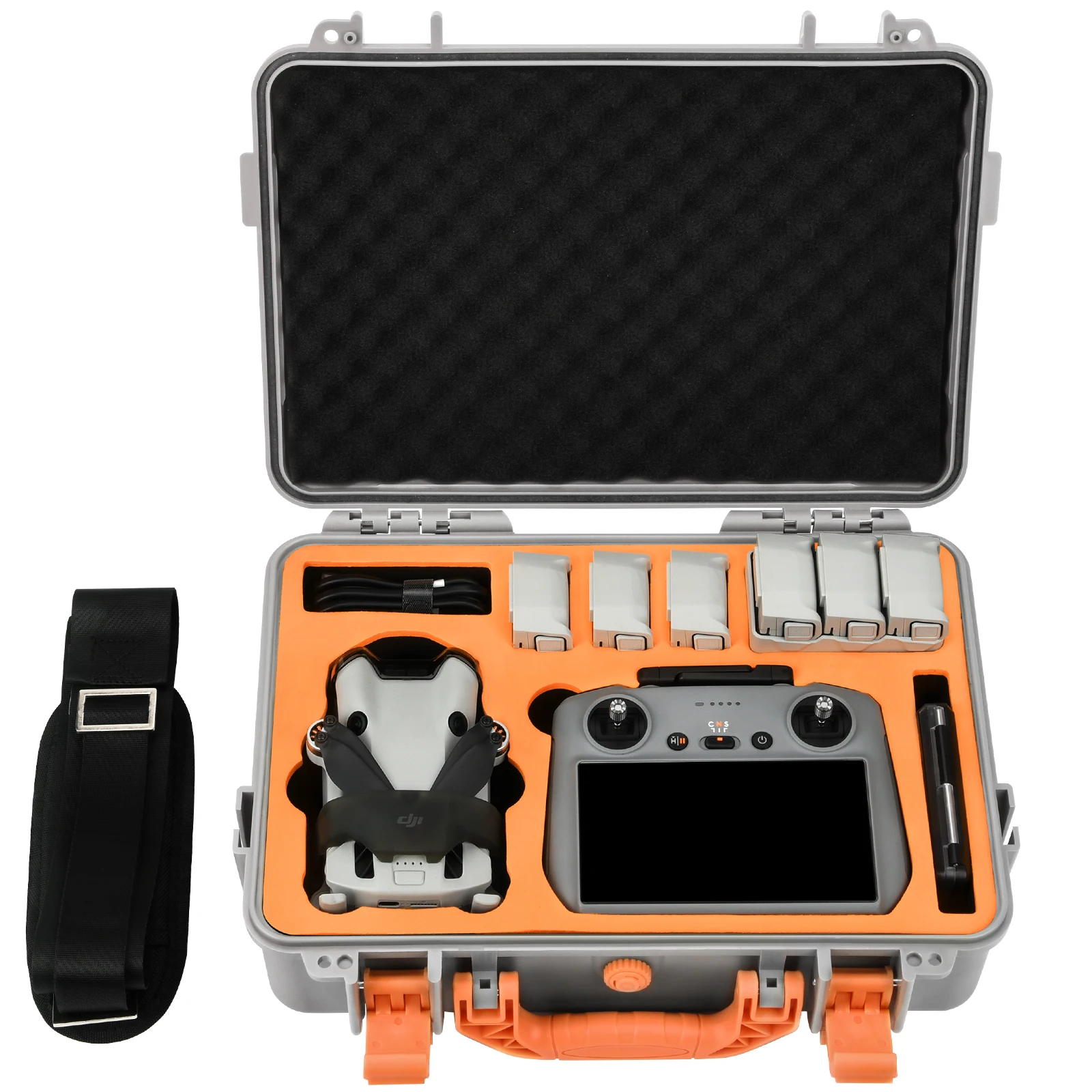 Explosion-Proof Hard Bag for DJI mini 4 Pro Case Water proof RC2 RC-N2 Daul Using Suitcase for DJI mini 4 pro Accessories drone accessories drone storage bag dji case drone case handbag case camera carrying case