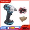 2 IN 1 Brushless Cordless Electric Impact Wrench 1/2 inch   Screwdriver Socket Power Tools  Compatible for Makita 18V Battery 1