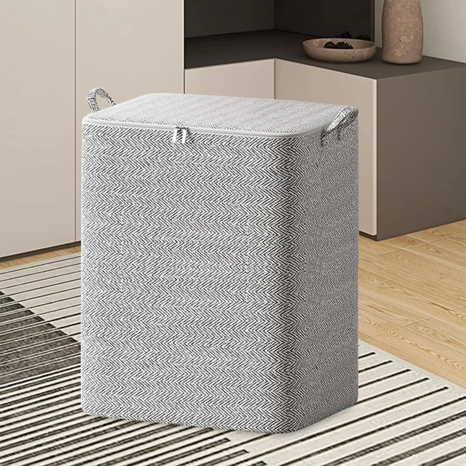 Foldable Closet Organizer Handbag Suitcase Toiletry Portable Wardrobe Storage Organiser for Socks Pillows Shoes Blanket Clothing