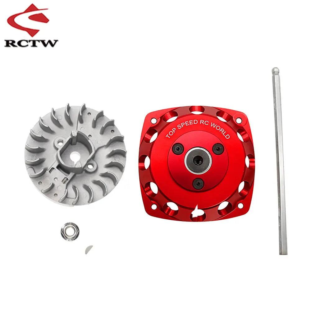 

Радиоуправляемый автомобиль 23CC-58CC двигатель TSRC алюминиевый Roto Стартер Normall маховик для 1/5 HPI ROFUN ROVAN KM BAJA LT FG GoPed RedCat запчасти