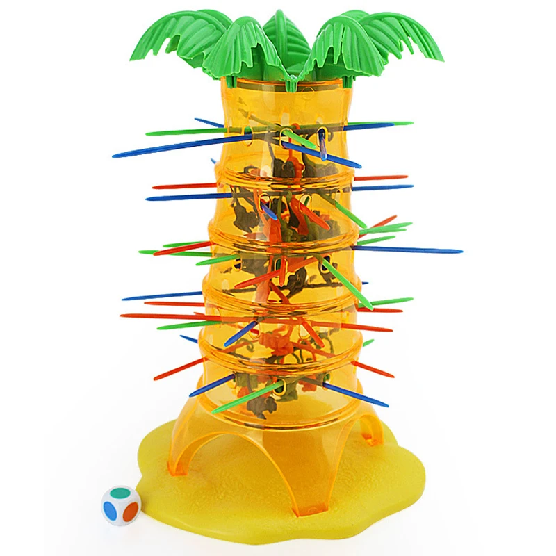 Board Game Board Game Toy Mini Funny Monkey Climbing Tree Games Toy Kid Flipping Monkey Board Parent Child Interactive Party Desktop Strategy Game Toys