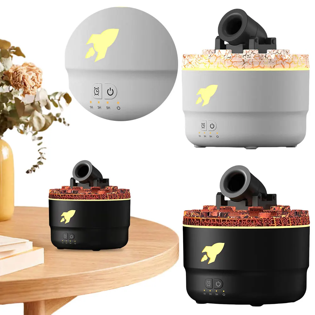 Volcanic Crack Light Cannon Humidifier Aroma Humidifier Essential Oil Diffuser Air Aromatherapy Diffuser