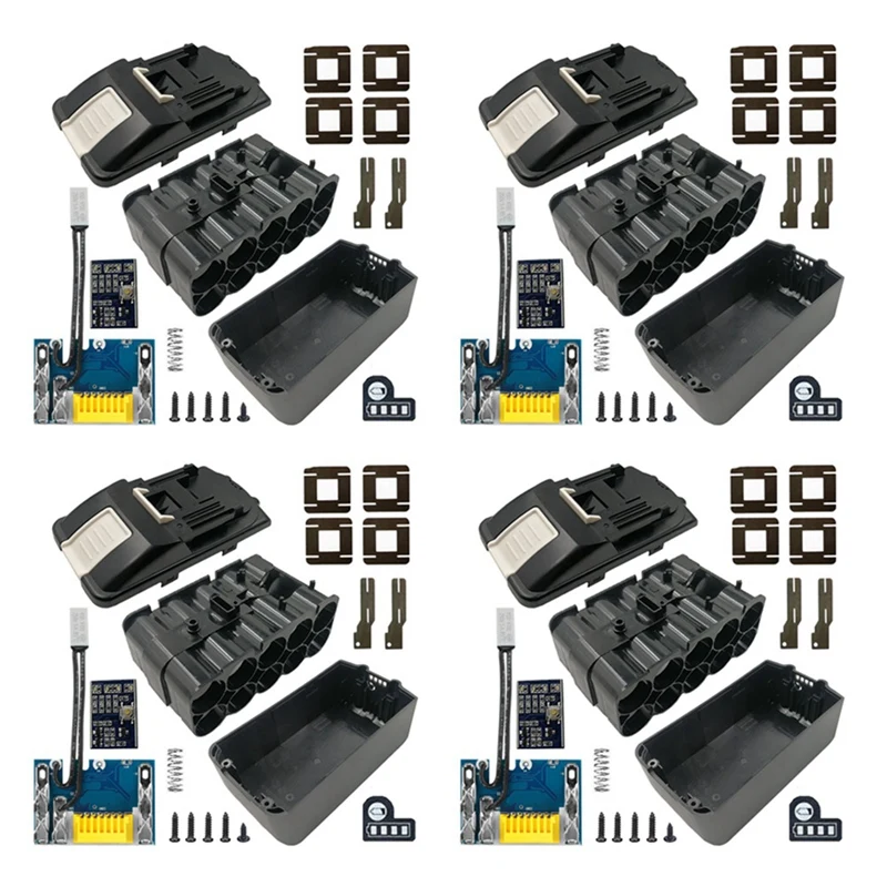 

4X BL1830 10X 21700 Battery Case PCB Charging Protection Circuit Board Shell Box BL1860 For MAKITA 18V 3.0Ah 9.0Ah House