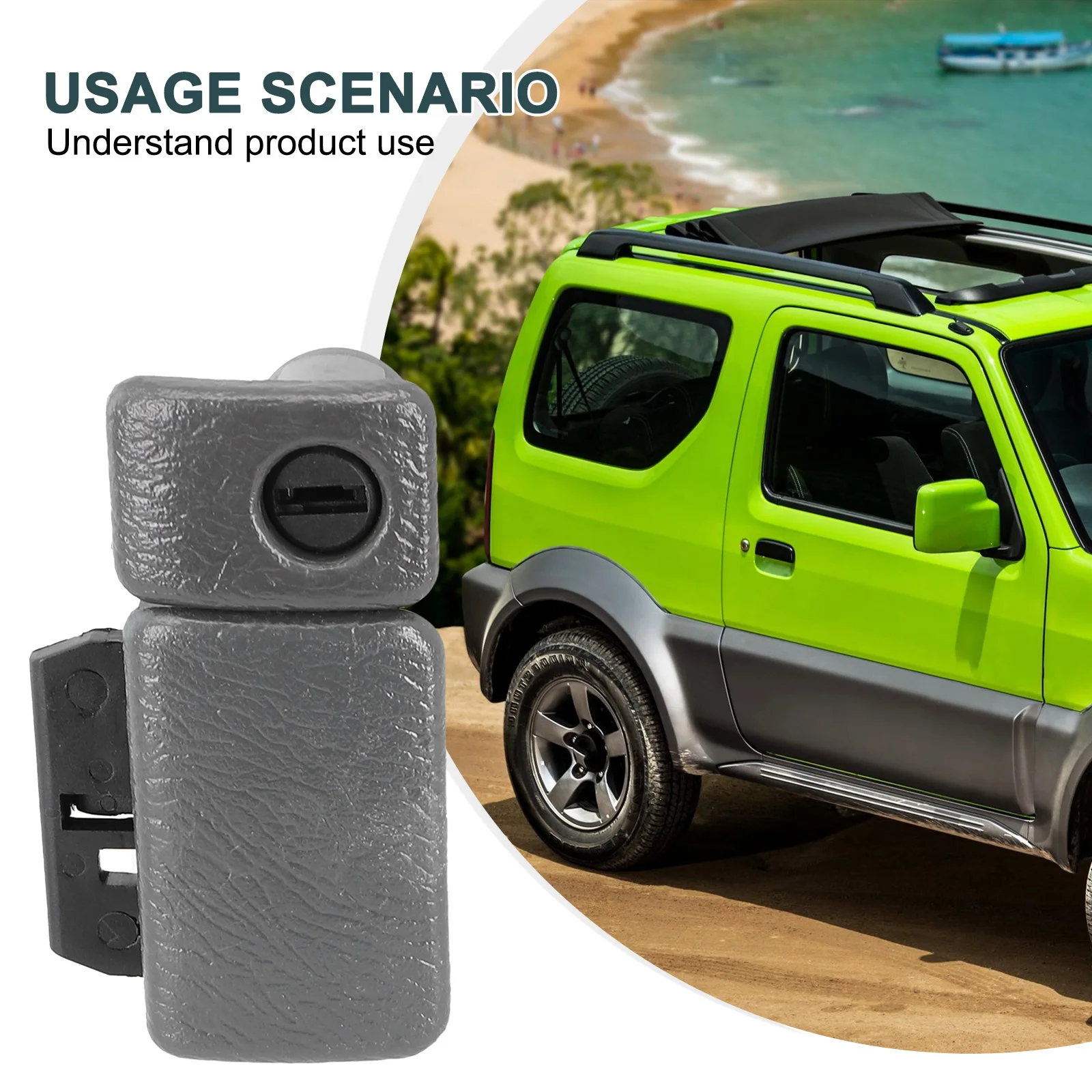 

Car Glove Box Lock Latch Handle Gray For Suzuki For Jimny For Vitara For Grand Car Interior Glove Boxes Lock Accessories