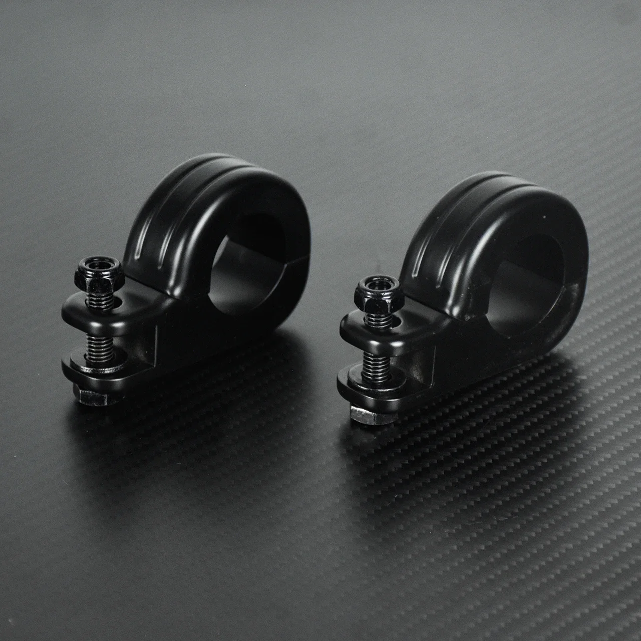 Motorcycle 1.25" 32mm Footrest Clamps Mounts Engine Guard Highway Footpeg Clamp Mount Universal For Harley Touring XL For Honda