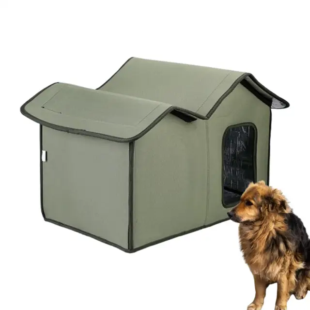 Feral Cat House Large Insulated Cat Shelter Waterproof Weatherproof Pet House with Transparent Door Washable Cat Hut for Cat Dog Feral Cat House Large Insulated Cat Shelter Waterproof Weatherproof Pet House with Transparent Door Washable Cat Hut for Cat Dog