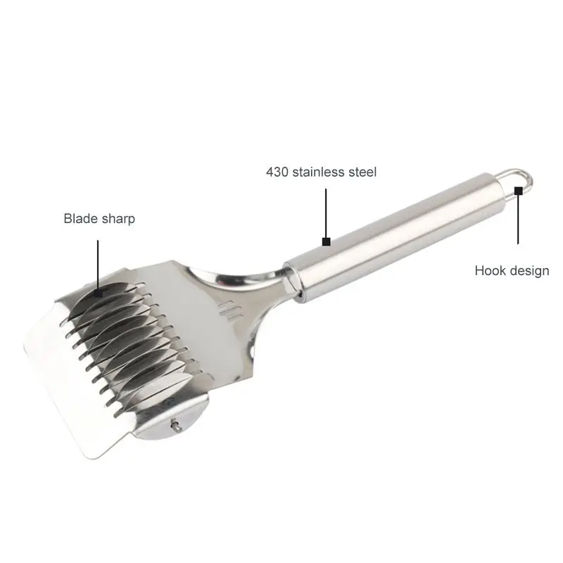 Pressing Machine Non-slip Handle Kitchen Gadgets Makers Noodles Cut Knife 1PC Manual Section Shallot Cutter Noodles Cut Knife