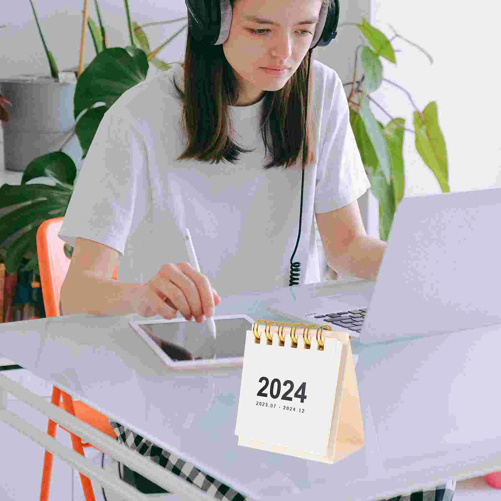 

Calendar Desk Desktop Block Home Accessory Table Calendar Monthly Memo Paper Small Office Household Standing Pocket