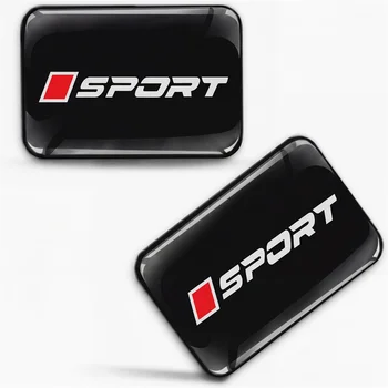 2 adesivi per auto SPORT, adatti a tutte le auto, moto, caschi, telefoni cellulari, tablet, valigie, accessori.