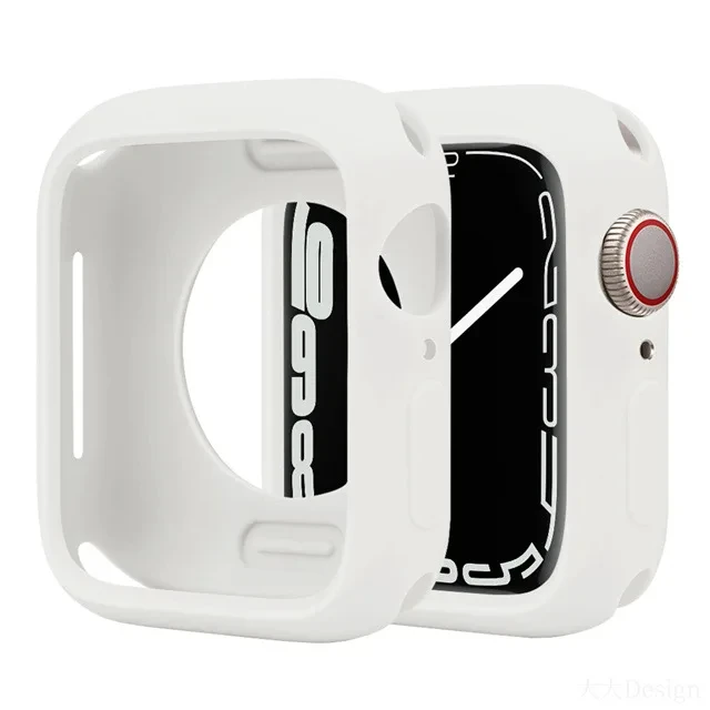Premium Soft Silicone Smartwatch Protection Case - Durable and Stylish Shell Cover