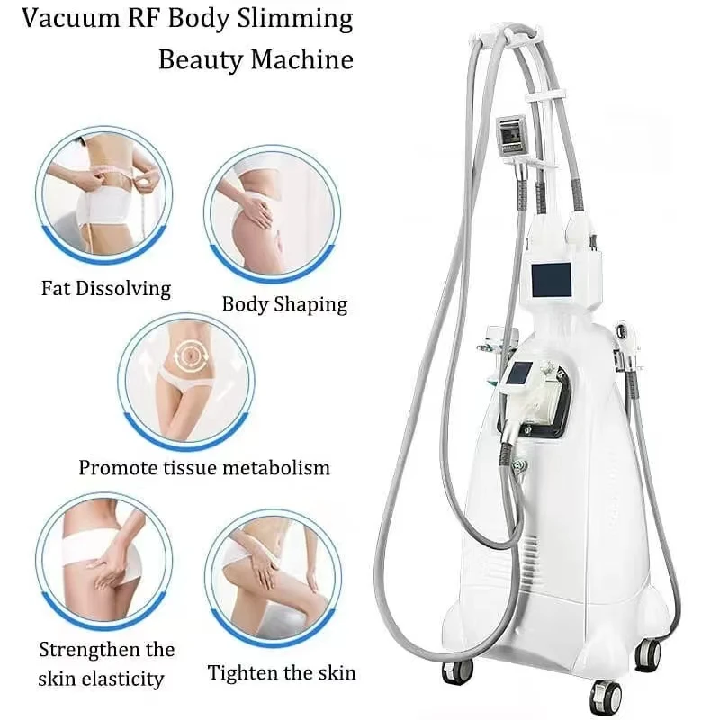 

RF Cavitation Slimming Device Body Sculpting Skin Tighten Cellulite Removal Vacuum Roller Muscle Building Beauty Massage Machine