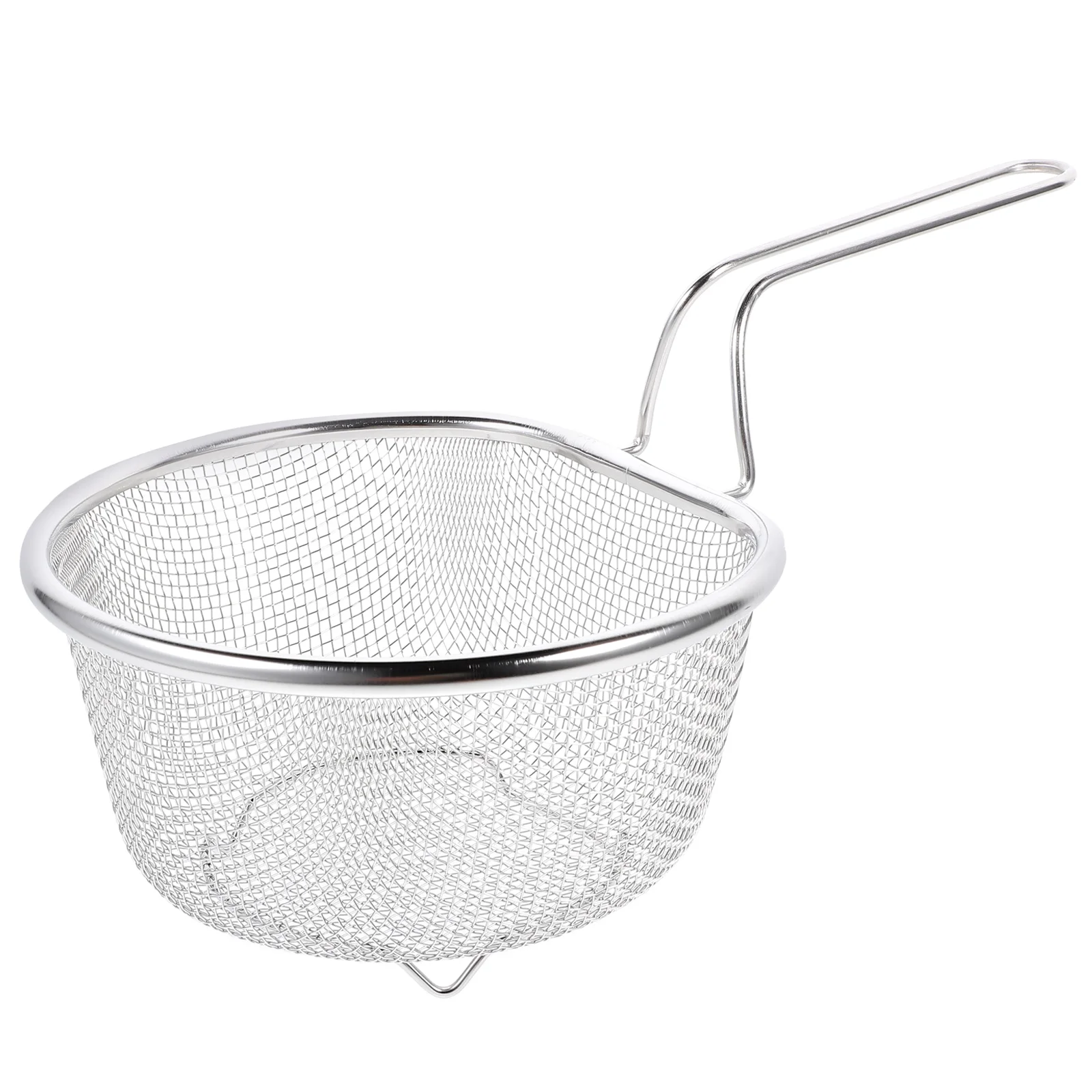 

Hot Pot Colander Metal Reusable Fry Basket Hamper Deep Drain French Fries Fried Food Chicken Frying