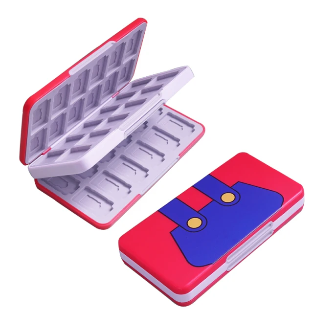 Nintendo Switch用48 in 1ケース,ピンクのSDカード用のかわいい