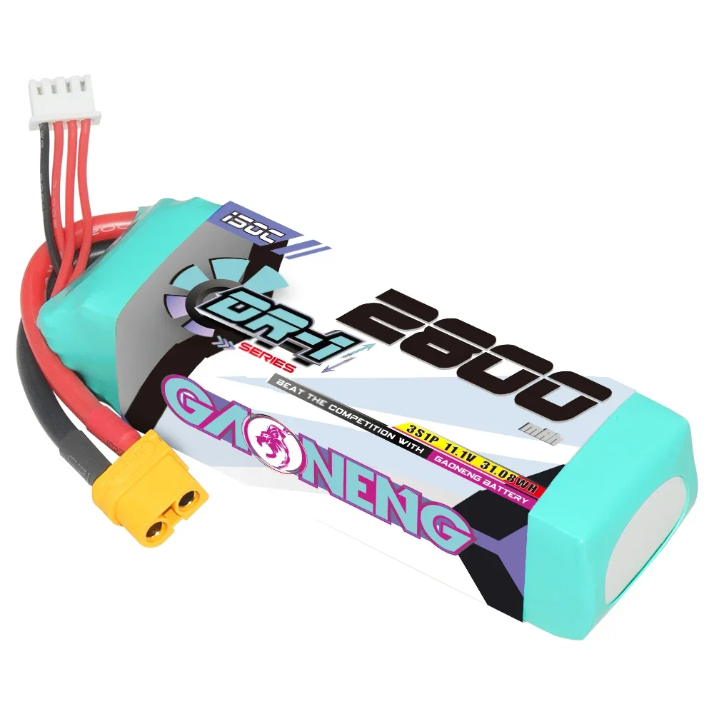 Gaoneng GNB DR-1 3S 11.1V 2800mAh 150C XT60 LiPo Battery Gaoneng GNB DR-1 3S 11.1V 2800mAh 150C XT60 LiPo Battery