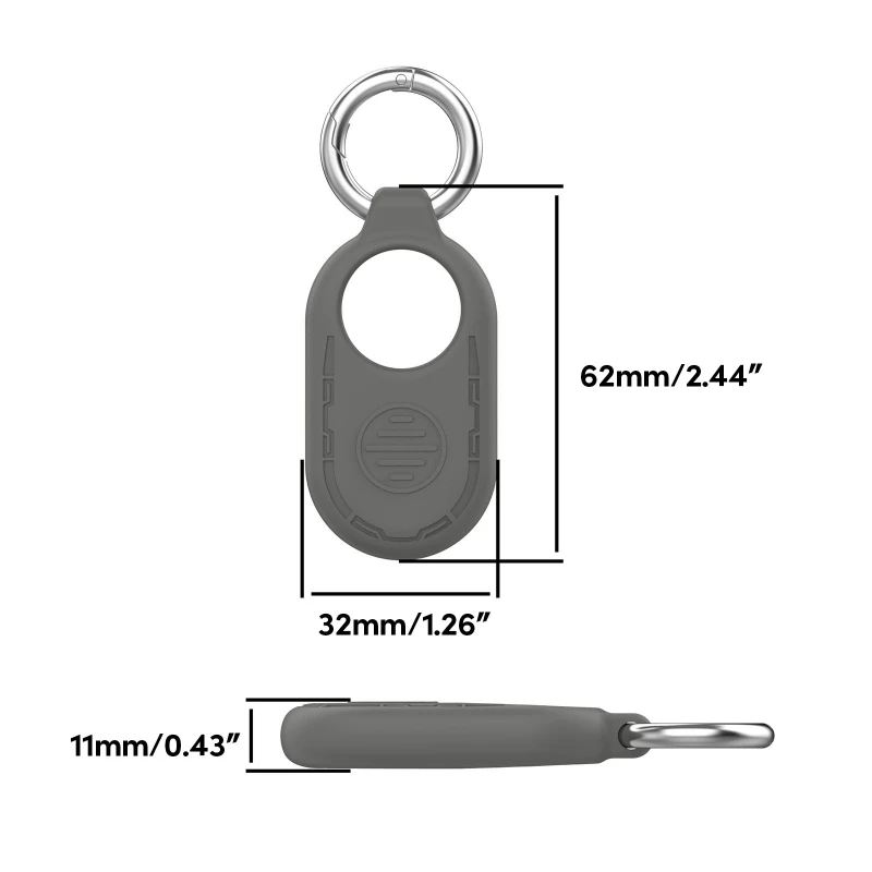 Silicone Protective Keychain Case
