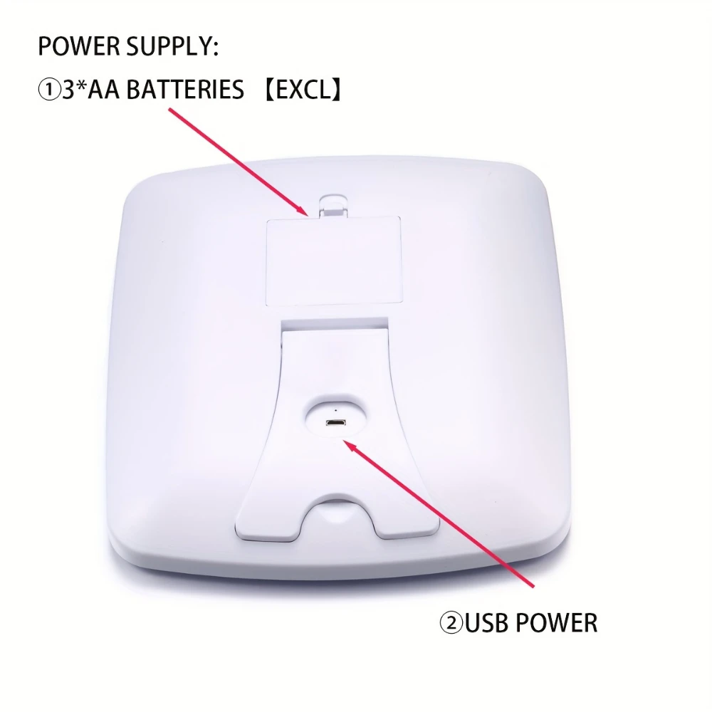 LED 데스크탑 메이크업 미러 터치, 3 디밍, 무한 밝기 휴대, 편리한 USB 건조 배터리, 이중 사용, 1 개