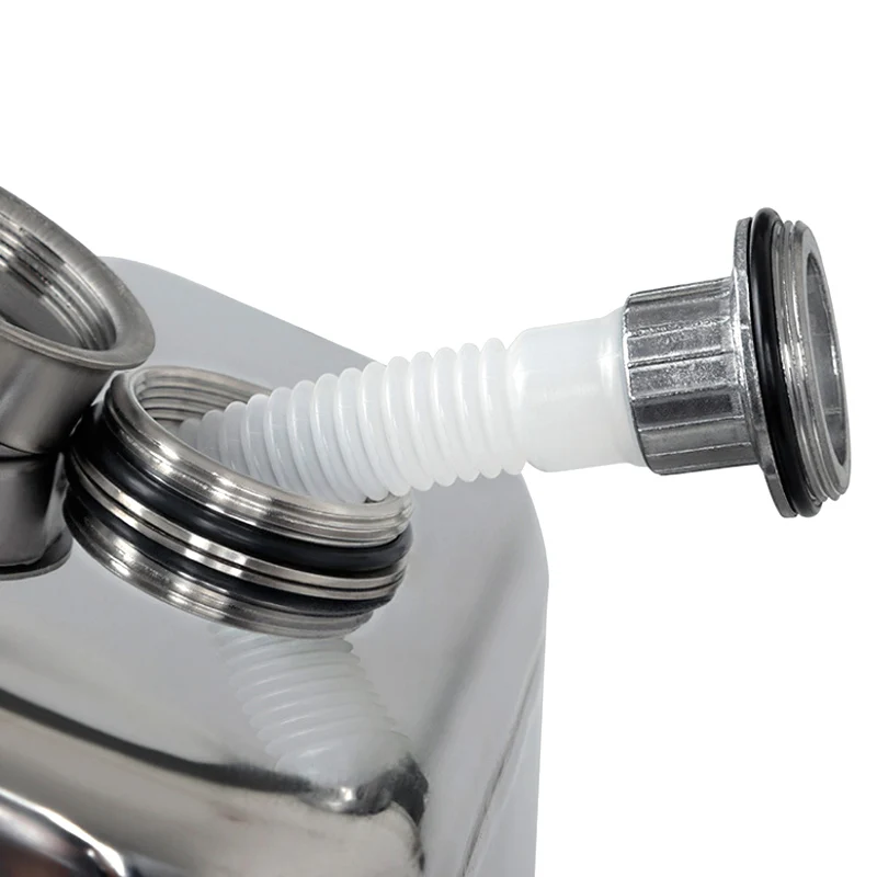 Aluminium Alloy Gas Can Spouts & Part Kits Spout with Gasket for Stainless Steel Jerrycan Flexiable Spare Fuel Drum Oil Pipe