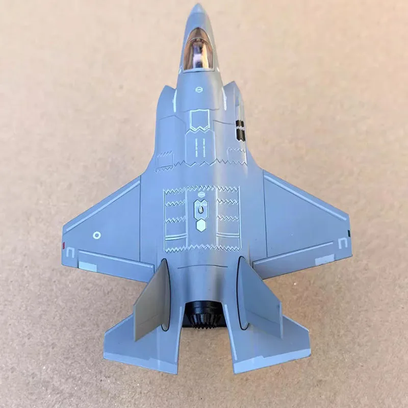 ?   다이캐스트 1:100 스케일 F-35B 전투기 시뮬레이션 합금 완제품 기념품 취미 컬렉션 장난감 장식 선물