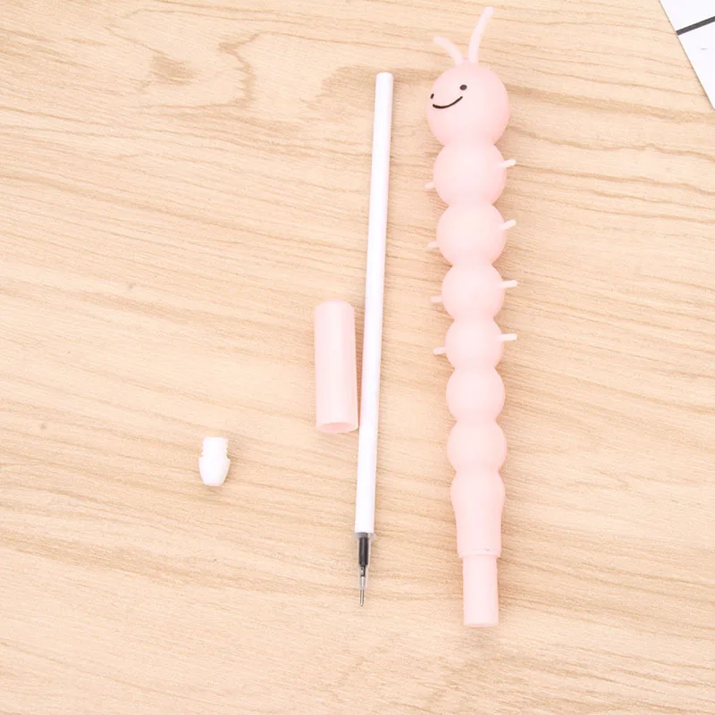 

Новые студенты учатся канцелярские принадлежности милая и Реалистичная гусеничная нейтральная ручка офисные товары черная ручка для подписи изысканный маленький подарок