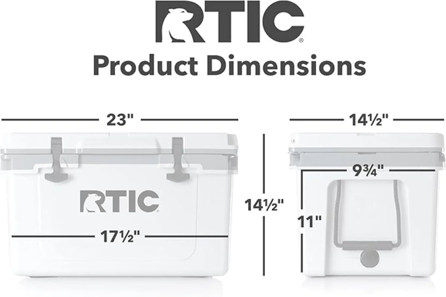 RTIC Ultra-Light 32 Quart Hard Cooler Insulated Portable Ice Chest