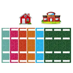 School Classroom Attendance Pocket Chart With 74 Color Cards Teacher Who Is Here Accessories For Classroom Management